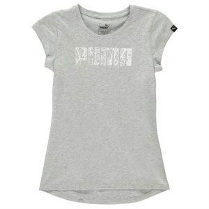 Puma Logo T Shirt Junior Girls