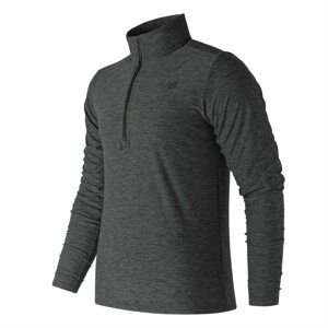 New Balance Heather Zip Top Mens