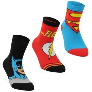 DC Comics Superman 3 Pack Crew Socks Childrens