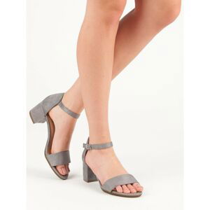 FILIPPO THE GRAY SANDALS HIGH HEELS