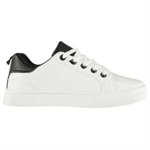 Fabric Low Block Childrens Trainers
