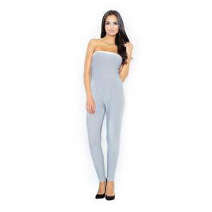 Figl Woman's Jumpsuit M364 Grey