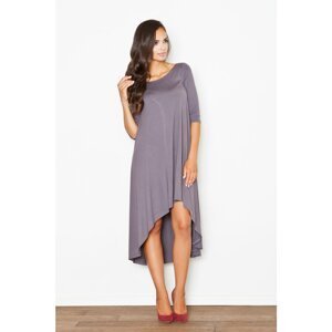 Figl Woman's Dress M392 Grey-Pattern 3