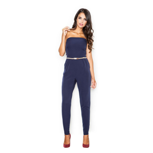 Figl Woman's Jumpsuit M396 Navy Blue