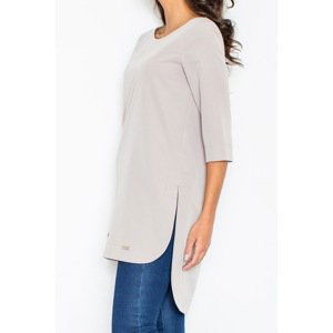 Dámske oblečenie  Figl Figl_Tunic_M423_Beige