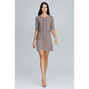 Figl Woman's Dress M618 Mocca