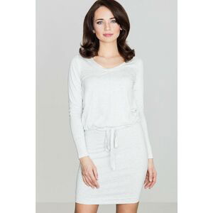 Lenitif Woman's Dress K334 Light Grey