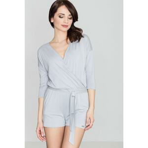 Lenitif Woman's Jumpsuit K374 Grey