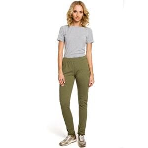 Made Of Emotion Woman's Trousers M055 Khaki