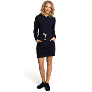 Made Of Emotion Woman's Dress M116 Navy Blue