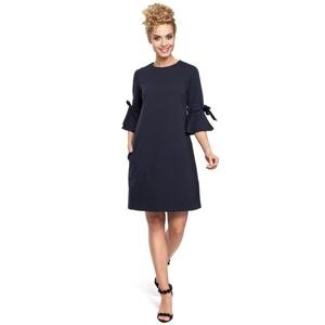 Made Of Emotion Woman's Dress M286 Navy Blue