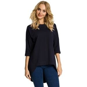 Made Of Emotion Woman's Tunic M346 Navy Blue