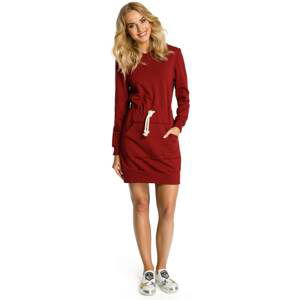 Made Of Emotion Woman's Dress M352 Maroon