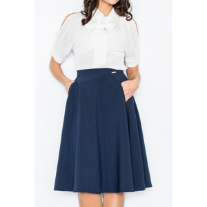 Figl Woman's Skirt M317 Navy Blue