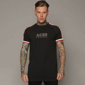 Aces Couture Panel T Shirt Mens