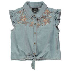 Firetrap Embroidered Shirt Junior Girls