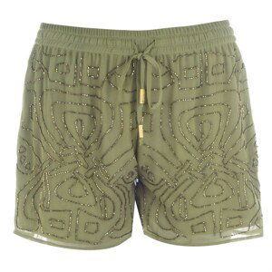 Biba Logo Embellished Shorts