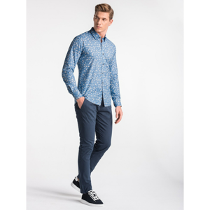 Ombre Clothing Men's shirt with long sleeves K500