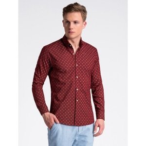 Ombre Clothing Men's shirt with long sleeves K494