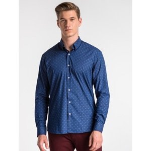 Ombre Clothing Men's shirt with long sleeves K494