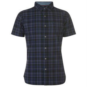 Firetrap Short Sleeve Check Shirt Mens