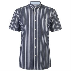 Pierre Cardin Stripe Short Sleeve Shirt Mens