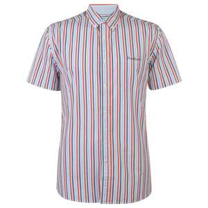 Pierre Cardin Stripe Short Sleeve Shirt Mens