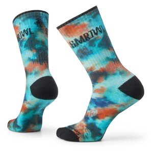 Smartwool ATHLETIC FAR OUT TIE DYE PRINT CREW capri Veľkosť: L ponožky