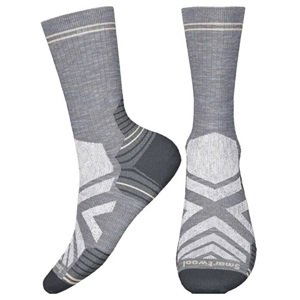 Smartwool W HIKE ZERO CUSHION CREW light gray Veľkosť: M dámske ponožky