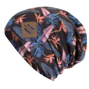 SENSOR čiapka MERINO IMPRESS LOGO čierna/floral Veľkosť: L čiapka