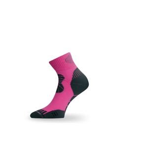 Lasting TKI 318 ružová trekingová ponožka Veľkosť: (38-41) M ponožky