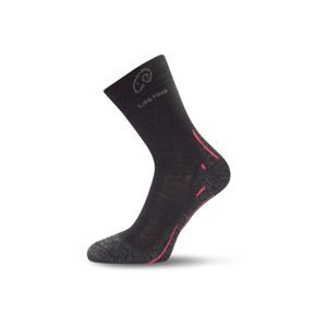 Lasting WHI 900 čierne vlnené ponožky Veľkosť: (38-41) M- ponožky