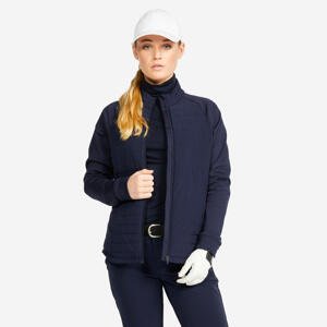 INESIS Dámska zimná mikina CW500 tmavomodrá 2XL