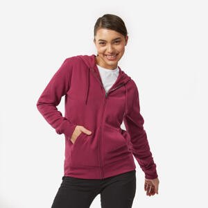 NYAMBA Dámska mikina na zips na fitness, fialová 3XL