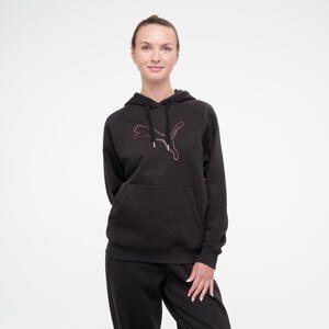Puma dámska bavlnená mikina s kapucňou čierna M
