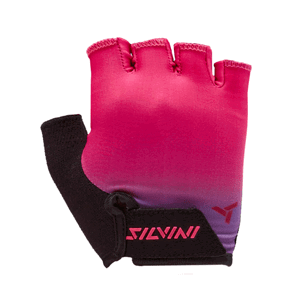 Detské cyklo rukavice Silvini Anapi CA2287 black-fuchsia 13-14