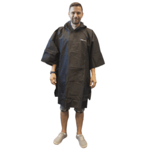 Pláštenka TREKMATES Essential Poncho čierna