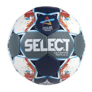 Hádzanárska lopta Select HB Ultimate Replica Champions League Men šedo modrá