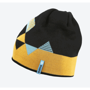 Detská pletená merino čiapky Kama B95 102 žltá