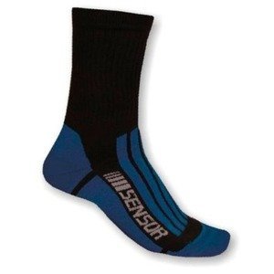 Ponožky Sensor Treking Evolution čierna modrá 1065672 3/5 UK