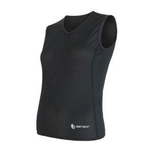 Dámske scampolo Sensor Coolmax Fresh Air V-neck čierne 17100018 M