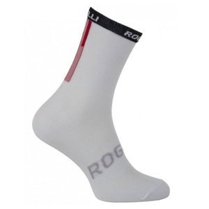 Antibakteriálny funkčnou ponožky s miernu kompresiou Rogelli TEAM 2.0, biele 007.900 XL (44-47)