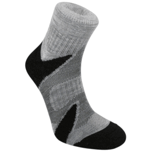 Ponožky Bridgedale Trailsport Lightweight Merino Cool Comfort Ankle silver/black/852 3,5-6