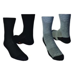 Ponožky Vavrys LIGHT TREK CMX 2pack 28327-87 - čierna+sivá 40-42