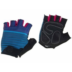 Dámske cyklistické rukavice Rogelli IMPRESS, modro-ružové 010.600 S