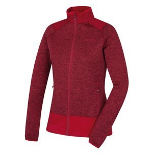 dámsky fleecový sveter na zips Husky Alan L tm. purpurová L
