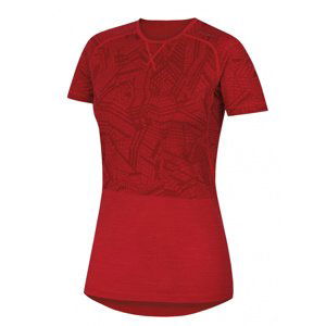 Dámske tričko Husky s krátkymi rukávmi červené XL