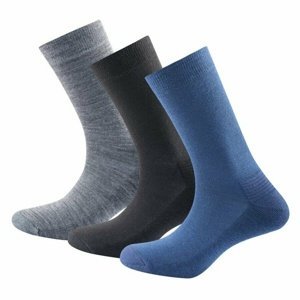 Vlnené ponožky Devold Daily Medium modré SC 593 063 A 273A 36-40