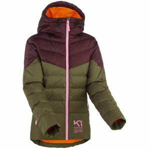 Dámska páperová bunda Kari Traa Tirill Down Jacket zelená 622950-Tweed M