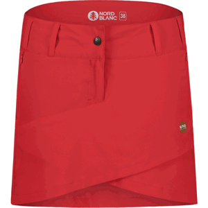 Dámska outdoorová šortko-sukne Nordblanc Sprút červená NBSSL7632_CVA 34
